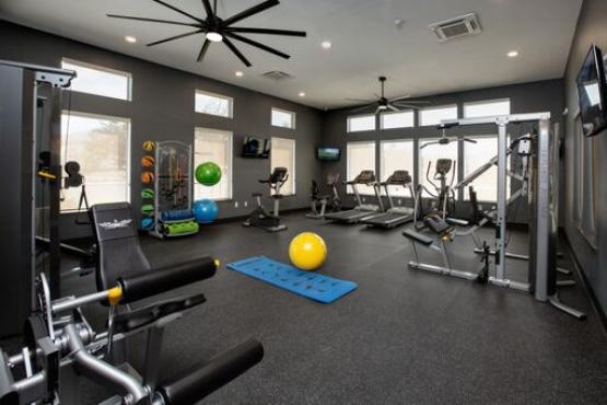 Fully equipped, state of the art fitness center.